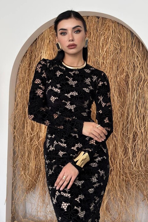 Hıon Güpür Elbise