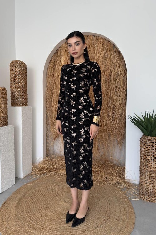 Hıon Güpür Elbise