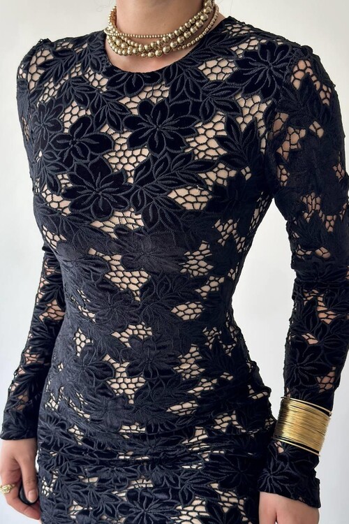 Hıon Güpür Elbise