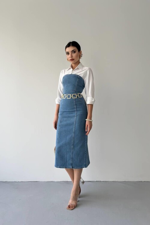 Izer Straplez Elbise