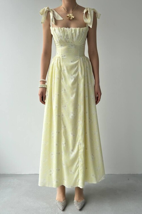 Khalesi Shoulder Tie Dress