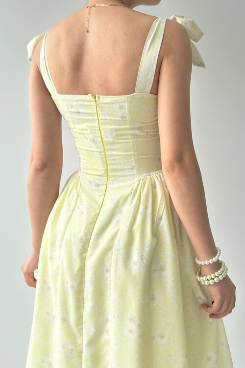 Khalesi Shoulder Tie Dress