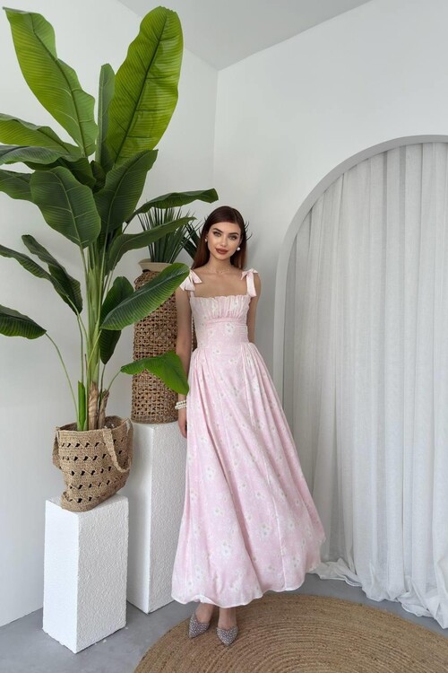 Khalesi Shoulder Tie Dress