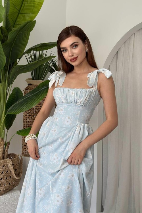 Khalesi Shoulder Tie Dress