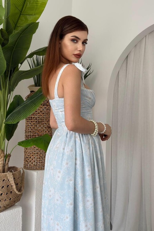 Khalesi Shoulder Tie Dress