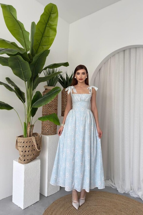 Khalesi Shoulder Tie Dress