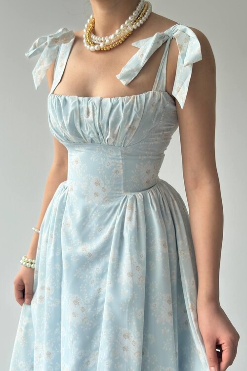 Khalesi Shoulder Tie Dress