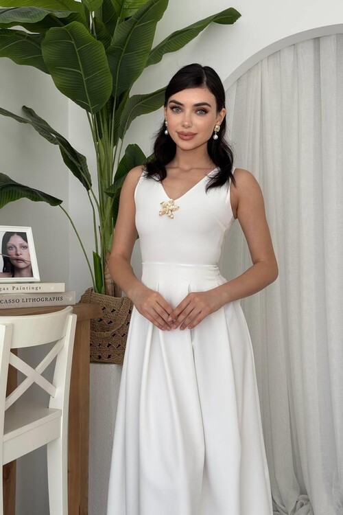 Late Yıldız Detaylı Elbise