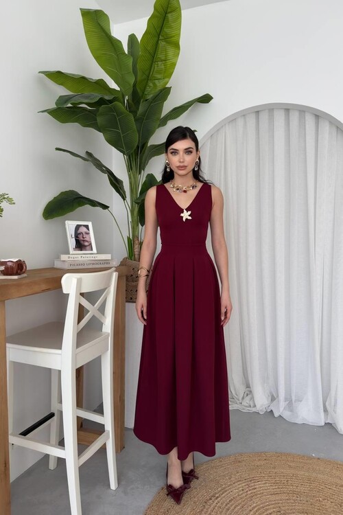 Late Yıldız Detaylı Elbise