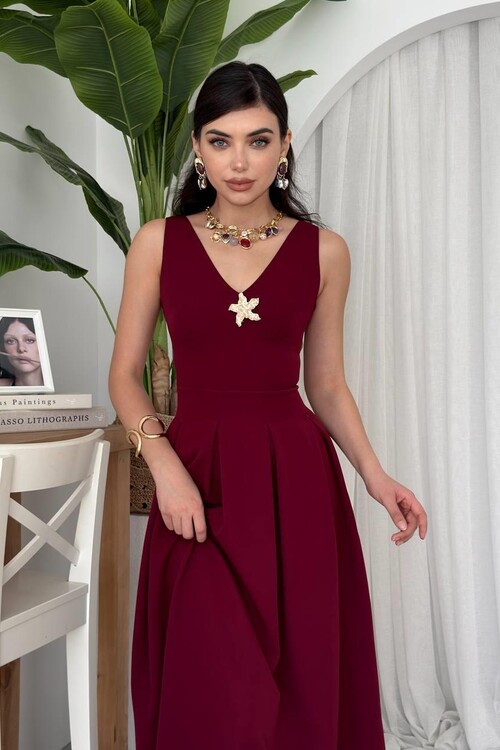 Late Yıldız Detaylı Elbise