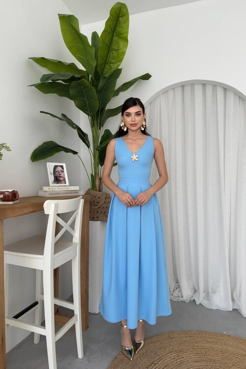 Late Yıldız Detaylı Elbise