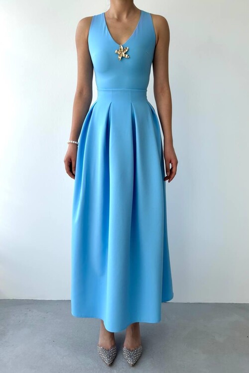 Late Yıldız Detaylı Elbise