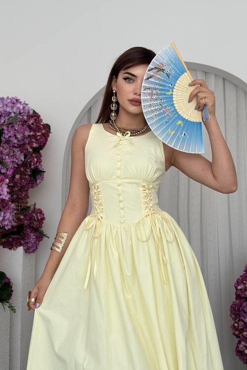 Lulo Bağcık Detaylı Elbise