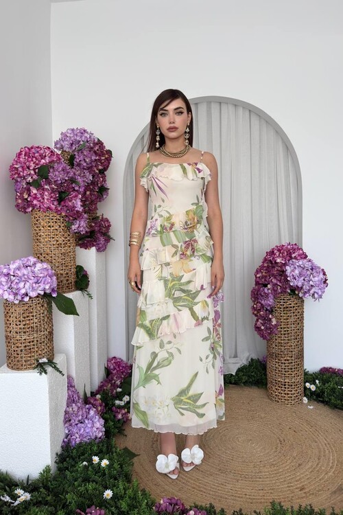 Mahi İp Askılı Elbise