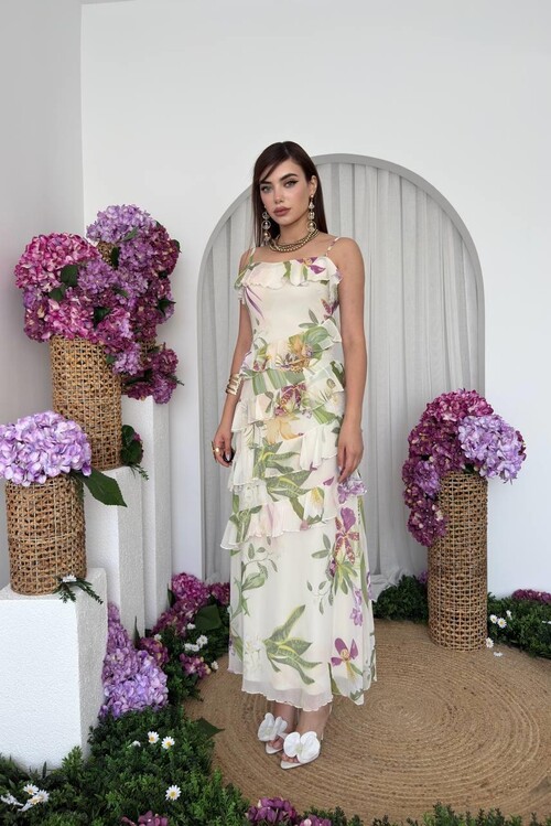 Mahi İp Askılı Elbise