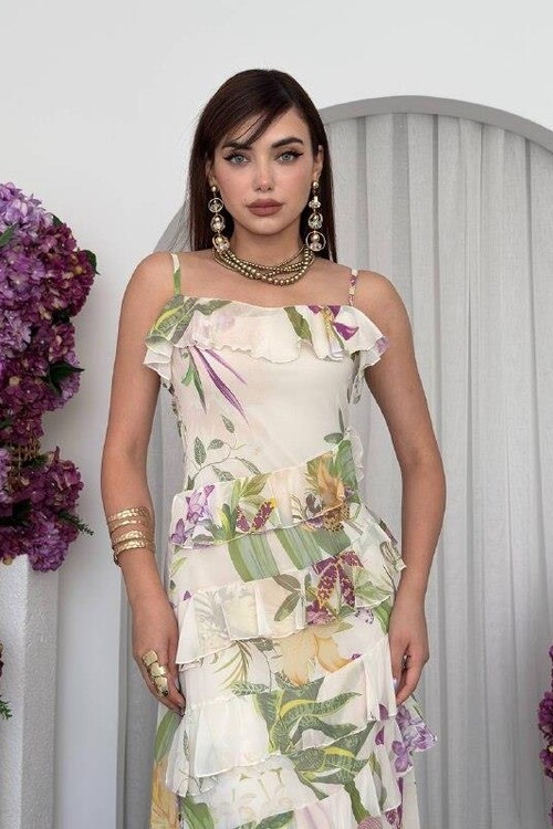 Mahi İp Askılı Elbise