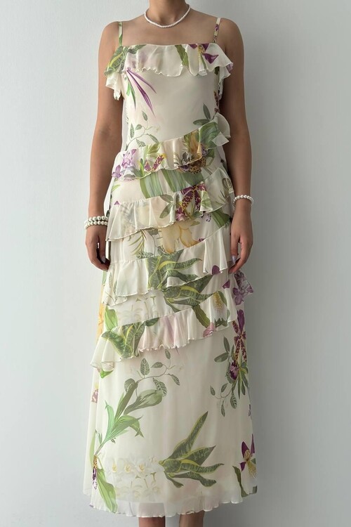 Mahi İp Askılı Elbise