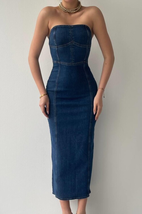 Masi Straplez Elbise