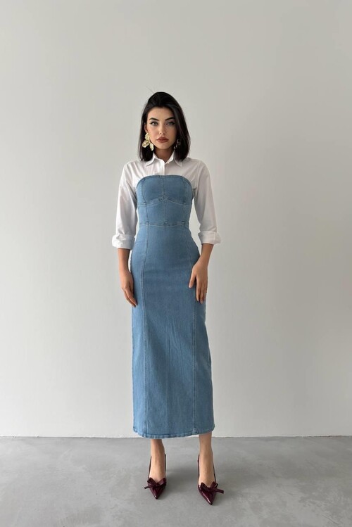 Masi Straplez Elbise