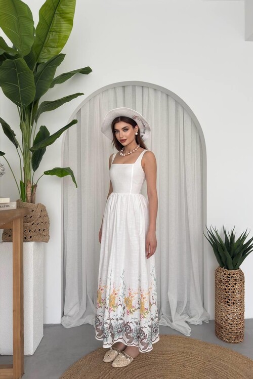 Mazi Flower Patterned Dress