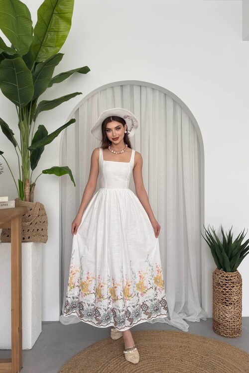 Mazi Flower Patterned Dress