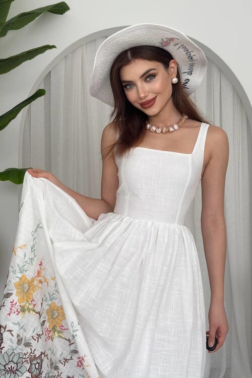 Mazi Flower Patterned Dress