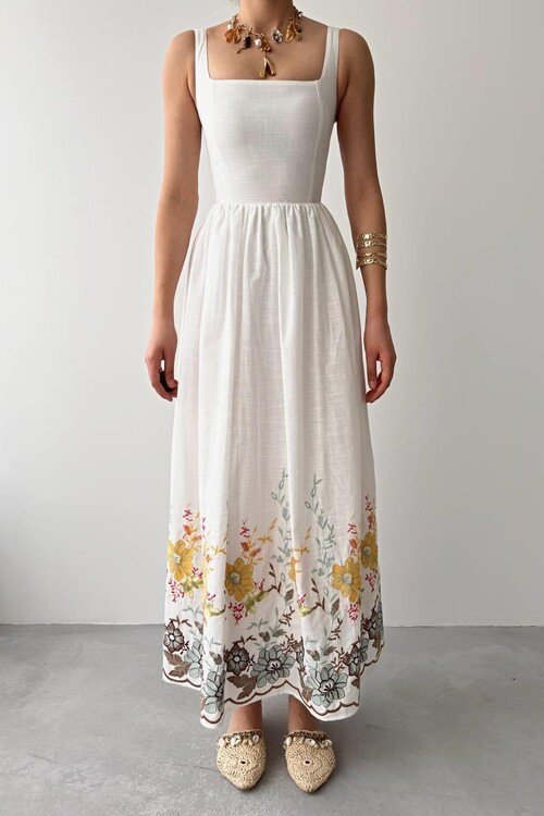 Mazi Flower Patterned Dress