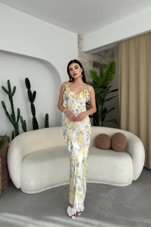 Met İp Askılı Elbise