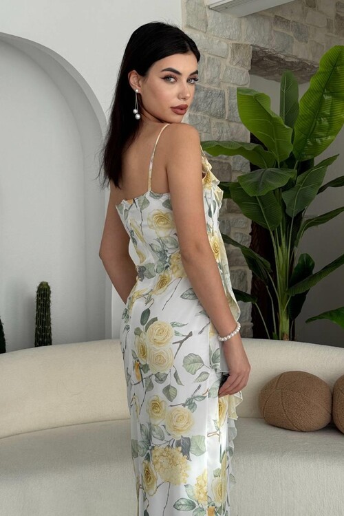 Met İp Askılı Elbise