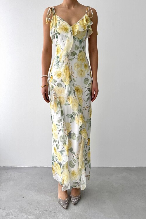 Met İp Askılı Elbise