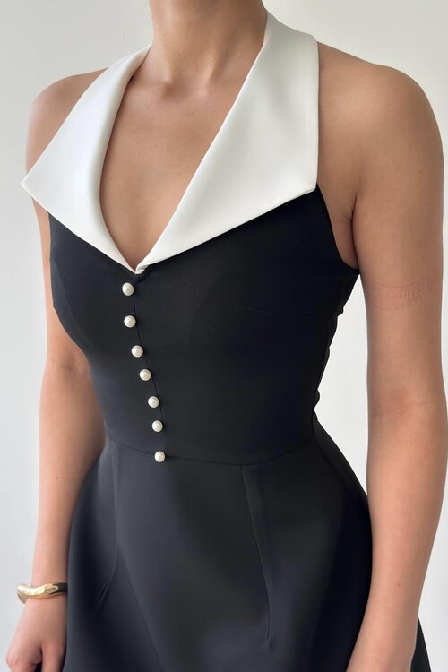 Nagi İnci Detaylı Elbise