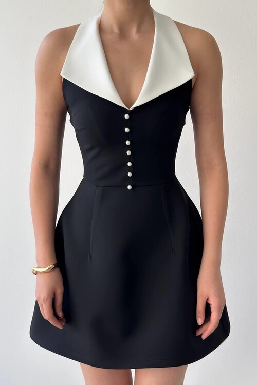 Nagi İnci Detaylı Elbise