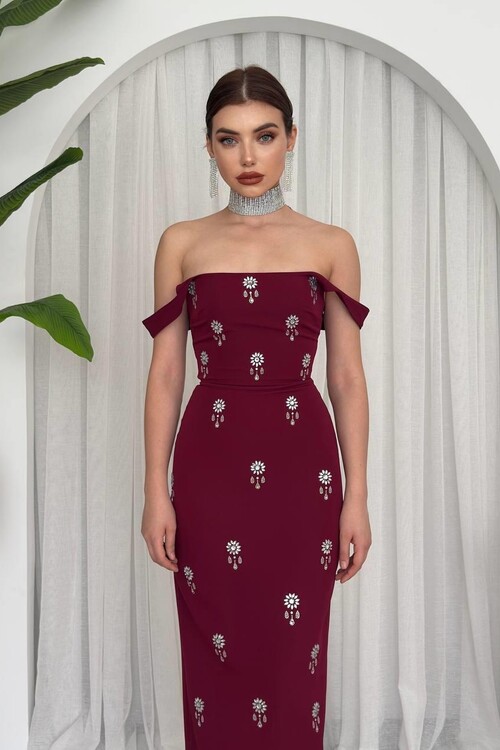 Ners Stone Detailed Dress