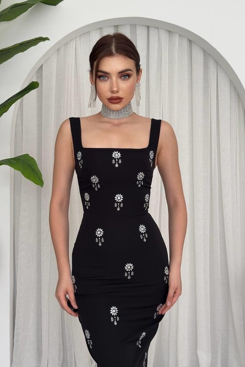 Ners Stone Detailed Dress