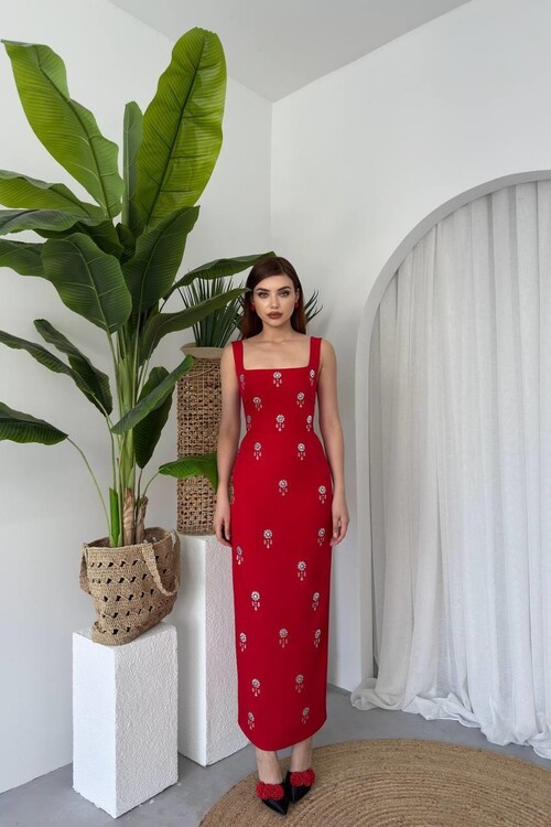 Ners Stone Detailed Dress