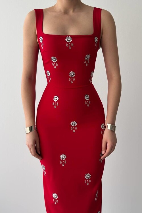 Ners Stone Detailed Dress