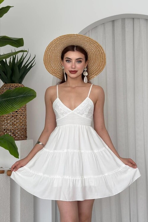 Nose İp Askılı Elbise