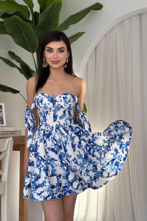 Orew Omuz Bağlamalı Elbise