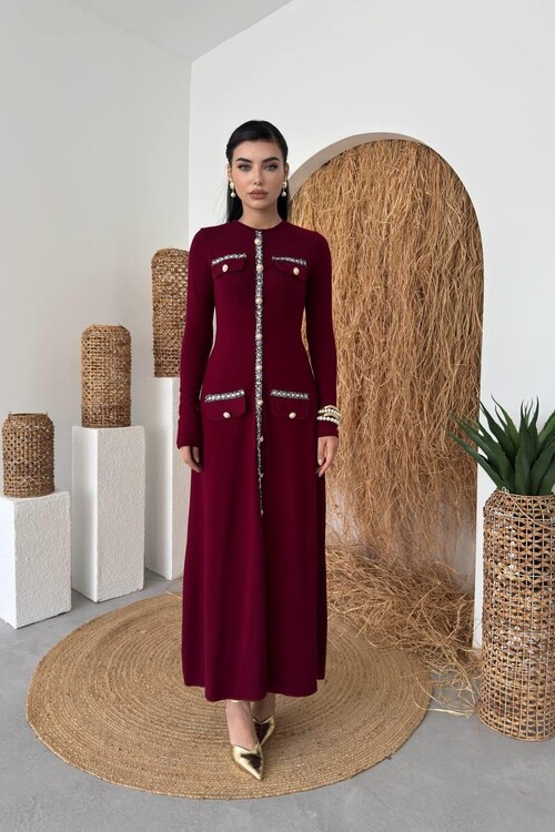 Orla Button Detailed Dress