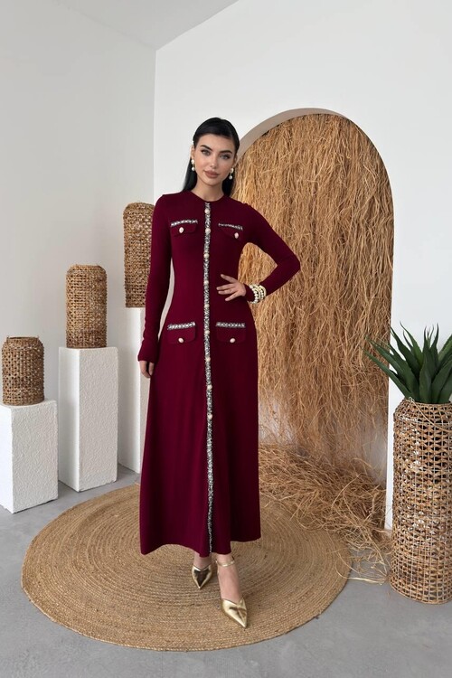 Orla Button Detailed Dress