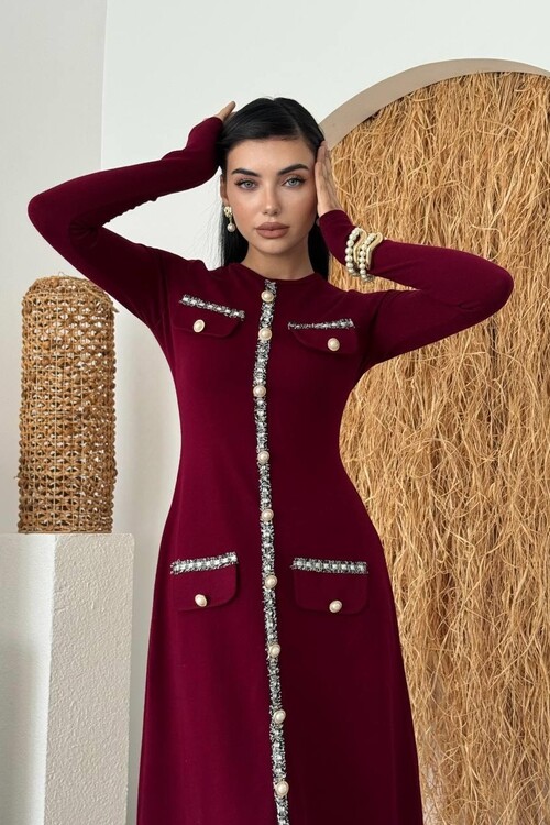 Orla Button Detailed Dress