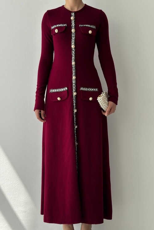 Orla Button Detailed Dress