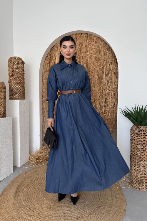 Peju Denim Elbise