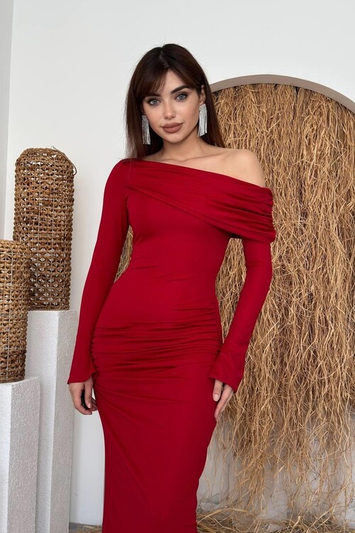 Poem Straplez Elbise