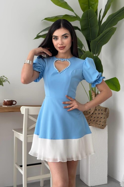 Safe Kalp Detaylı Elbise