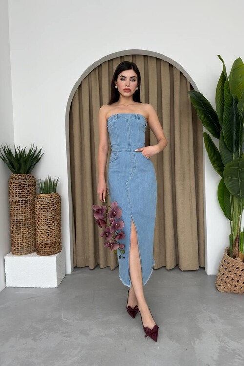 Sonic Straplez Elbise