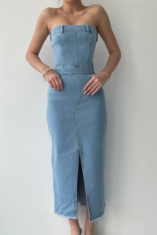 Sonic Straplez Elbise