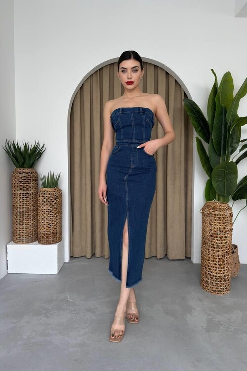 Sonic Straplez Elbise