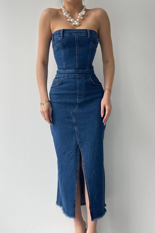 Sonic Straplez Elbise