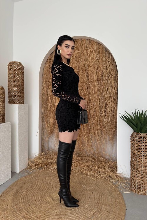 Suff Flower Detailed Dress